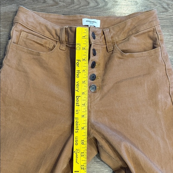 Anniewear Dusty Orange Wide Leg Jeans Size S - Picture 4 of 8